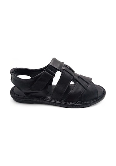 Magic Shoes Hakiki Deri Ortopedik Erkek Sandalet 001