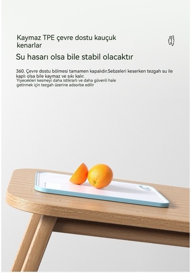 Dancemonkey Buğday Samanı Kesme Tahtası, Ev Tipi Plastik Kesme Küf Geçirmez Pembe