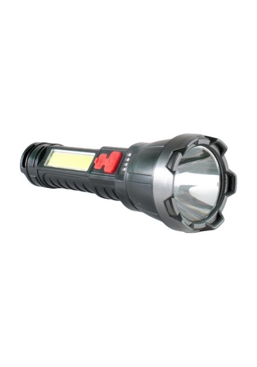 Panther PT-6106 USB Şarjlı Led El Feneri 3W 600 Lümen Sarı - Siyah