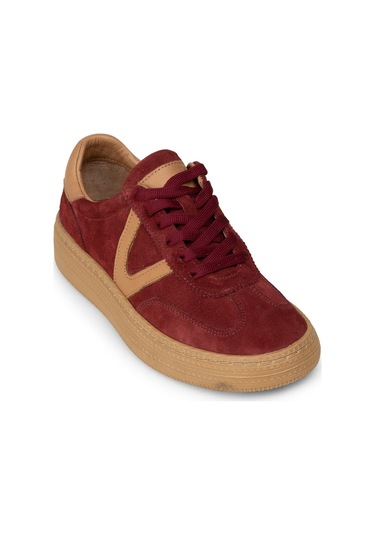 Deery Kadın Bordo Hakiki Süet Sneaker Ayakkabı - N0170zbrdc01