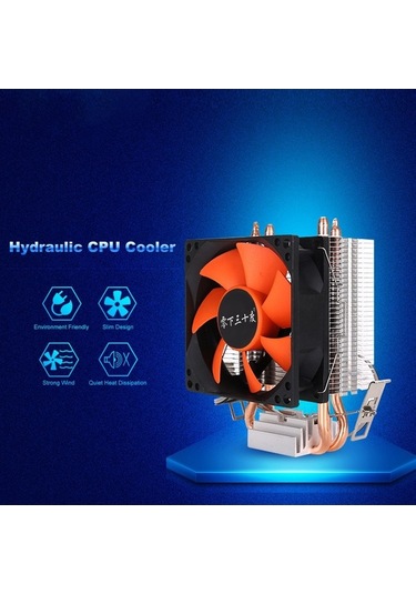 Didadodo Sessiz Hidrolik Cpu Soğutucu - Bakır Borulu Intel/amd Uyumlu, Yüksek Performanslı