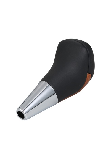 Ranyeek Toyota Otomatik Vites Kolu Kapağı: Camry, Rav4, Land Cruiser 200 2016-2020 Ahşap Desenli Pu Deri + Metal El Topu Siyah