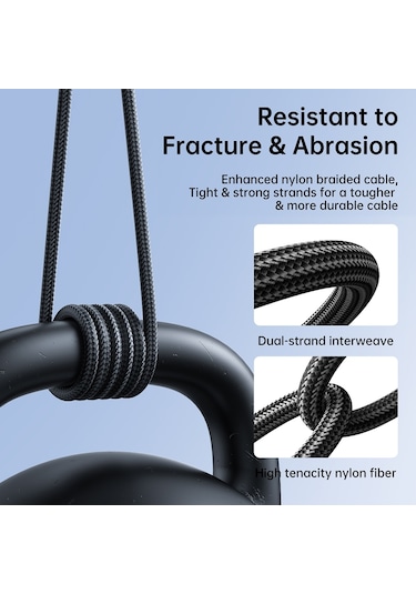 Joyroom 20w Type-c - 8 Pin Surpass Serisi Hızlı Şarj Veri Kablosu, Uzunluk: 1.2m Siyah