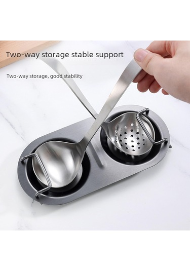 Homyl Kaşıklık Tutucu Mutfak Gereçleri Büfe Pişirme Için Gri