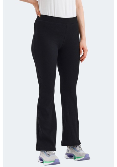 Slazenger Knoxy 2 Li Set Kadın Eşofman Altı Siyah - Koyu Gri