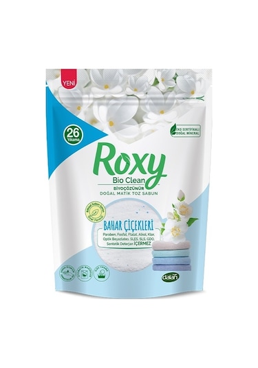 Dalan Roxy Bio Clean Matik Sabun Tozu 800GR Bahar Çiçekleri (6 Lı