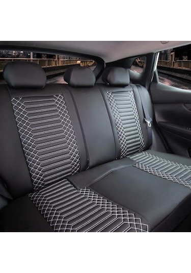 Volkswagen Touran Lüx Deri Oto Koltuk Kılıfı Ön/Arka Set (493905207)