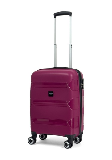Lucas Polipropilen Kırılmaz Valiz, Kabin Boy Bordo