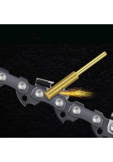 Lemestar Titanyum Kaplama Zincir Testeresi Bileme Aleti Seti, 8 Parça, Elektrikli Testereler İçin Yüksek Performans