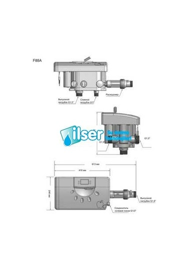 Runxin F88A1 Volumetrik Tandem Yumuşatma Valfi