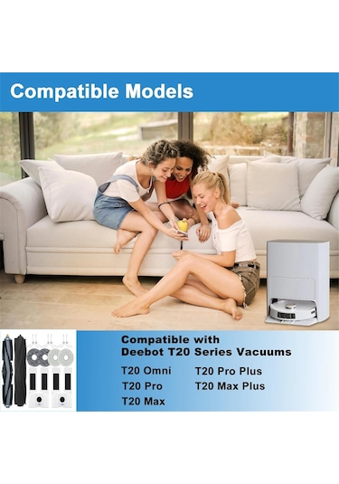 Ecovacs Deebot T20 Omni Elektrikli Süpürge İçin Yedek Parça Seti