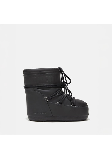 N001 Black Bot Kar Erkek Diğer 80d1409380-n001 Moon Boot Icon Low Rubber Black Siyah