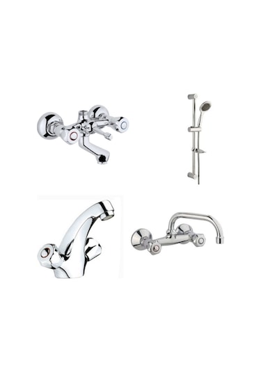 Erce Klasik Banyo Kartal Lavabo Eviye Batryası Sürgülüduş Takımı