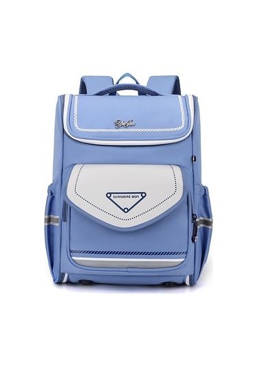 Büyük Kapasiteli Omurga Korumalı Ilkokul Sırt Çantası Bıbgm7 Mavi