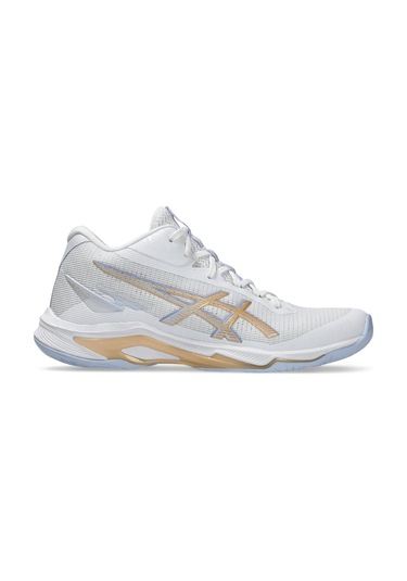 Asics Netburner Ballıstıc Ff Mt 4 Kadın Offwhite Voleybol Ayakkabısı 1052a084-102 Beyaz