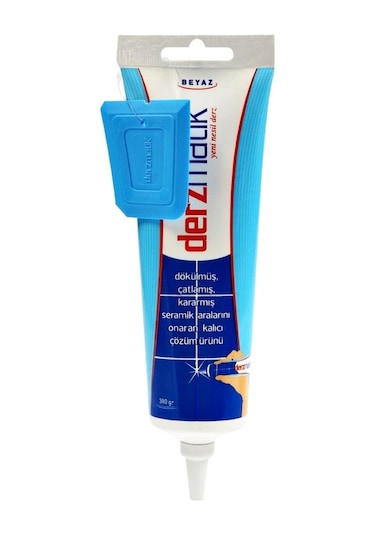 Derzmatik Derz Dolgu 380 gr Beyaz + Derz Kalemi 2 li Set