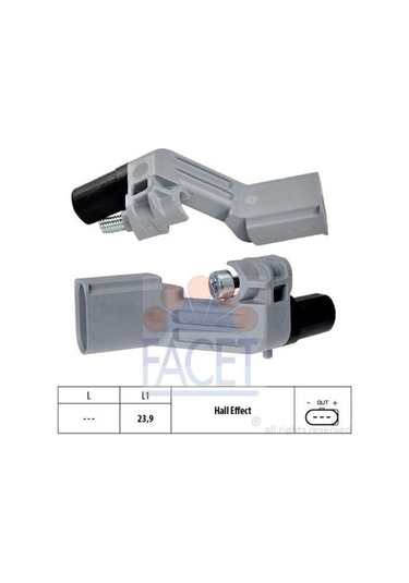25 Facet 90464 - Krank Devir Sensörü Caddy Golf Passat Jetta Pol