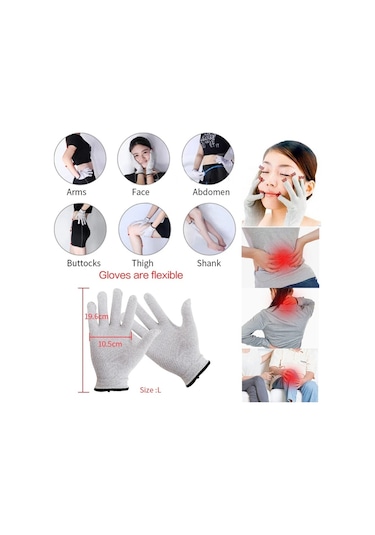 Akupunktur Terapi Makinesi Masaj Eldiveni: Etkili Masaj Cihazı Bej