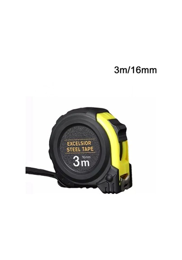 5m 19mm-hassas Şeffaf Çelik Mezura Geri Çekilebilir 3m 5 Metre Kalınlaşmış Kendinden Kilitlemeli Kauçuk Ağaç İşleme Aleti Metrik Şerit Cetvel
