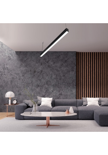 Linear Modern Led Avize Sarkıt Armatür Lineer Aydınlatma