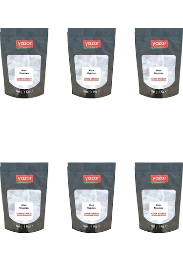 1 Kg X 6 Paket Yazar Mısır Nişastası