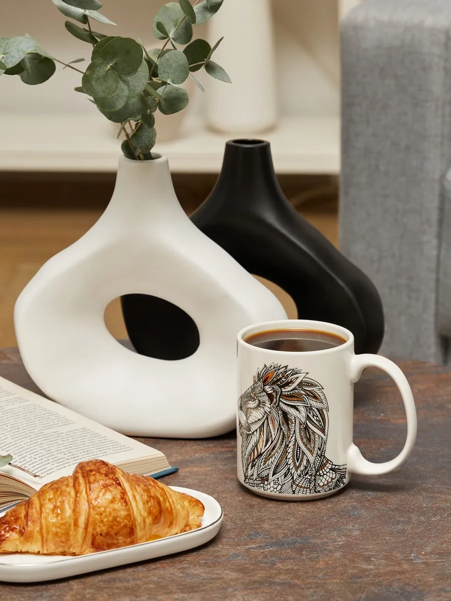 Lefard Çay Ve Kahve İçin Porselen Fincan 500 Ml 167672784 Siyah