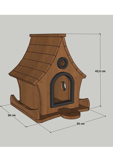 Mandu Ahşap Kuş Yuvası