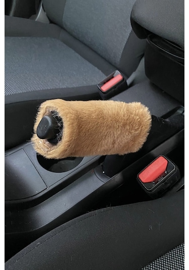 Yumuşak Peluş El Freni Süsü Kahverengi