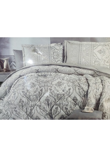 Çift Kişilik Ranforce Yorgan Asiye 119 Beyaz