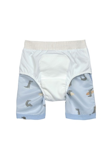 Lassig Crocodile Uv Korumalı Mayo Şort Sky Blue Mavi