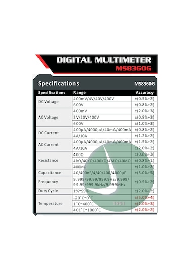 Mastech Ms8360g Dijital Multimetre