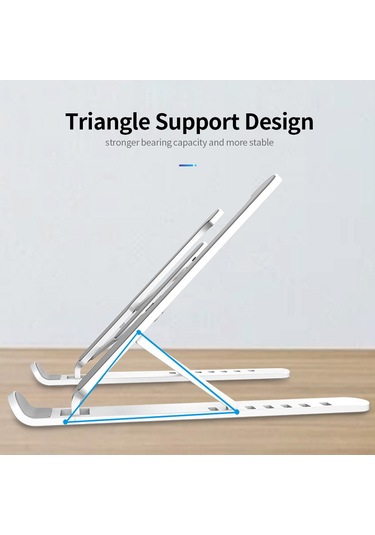 Teltree 11-17 İnç Dizüstü Bilgisayar Ve Tablet Ayaklığı - 6 Seviye Yükseklik Ayarlı, Çalışma Masası Isıtma Dağıtıcı, Abs+alüminyum Alaşımlı, Pembe