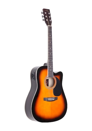 Almira F650N-Sbc Sunburst Elektro  Akustik Gitar