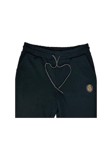 Galatasaray Lisanslı Siyah Dar Paça Eşofman Altı Siyah