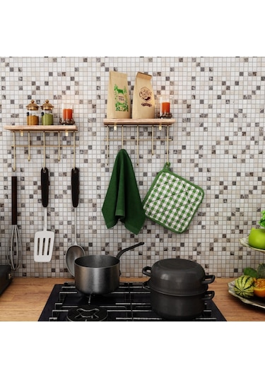 Bino Bino Demonte Dekoratif Askı Askılık Organizer Masif Raf