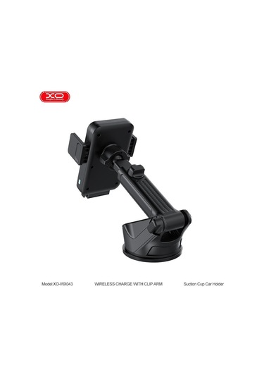Wx043 15w Araç İçi Kablosuz Şarj Cihazı Vantuzlu Model - Telefon Tutucu