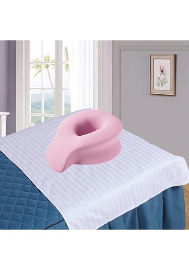 Suntek Yüz Yüze Eğilimli Yastık Ergonomik Masaj Pembe Pembe