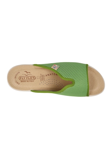 Terlik Kadın Diğer T4 429 Fe Fly Flot Cloth Slipper Green Yeşil
