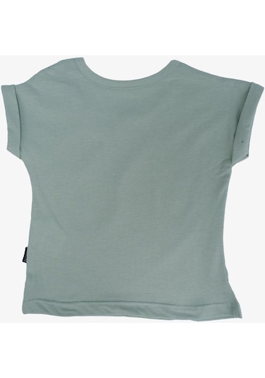 Bebelop Renkli Baskılı Bisiklet Yaka T-shirt 2'li Set 001