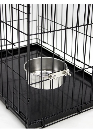 Wikilab Hayvanlar İçin Kafes Desenli Askılı Mama Kabı 357091517