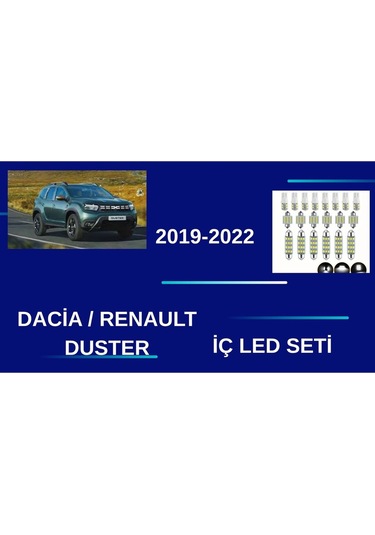 Dacia Duster 2019-2022 İç Aydınlatma Seti Led