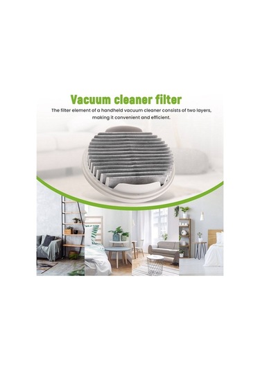 Moly 2 Adet Xiaomi Mijia Elektrikli Süpürge Filtresi Mjxcq01dy , Beyaz, Hepa, Yıkanabilir, Antimikrobiyal, Uyumlu Model
