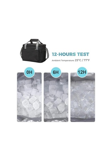 Pazly Taşınabilir Isı Yalıtımlı Öğle Yemeği Çantası - Sıcak/soğuk Koruma, Koyu Kırmızı Koyu Kırmızı