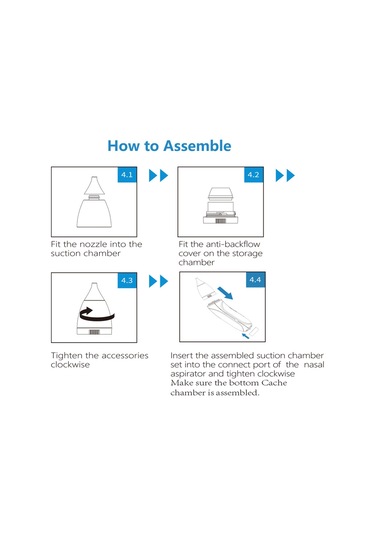 Vkemall Deaegle Bebek Elektrikli Burun Emici Dq-22plus: 3 Seviye Güç, Otomatik Temizleme, Ters Akış Engeli, Led Işık, Usb Şarjlı, 2 Silikon Uç Beyaz
