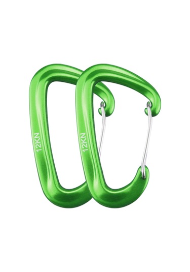 6 Adet Karabina 12kn Ağı Heavy Duty Karabina Klipleri Hamaklar İçin Kamp Yürüyüşü Sırt Çantası