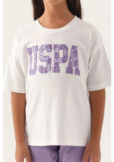 Lisanslı Flower Detailed Kız Çocuk Pijama Takımı Lila