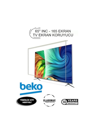Beko 65u3200 Uyumlu 65" Inç 165 Ekran Tv Ekran Koruyucu