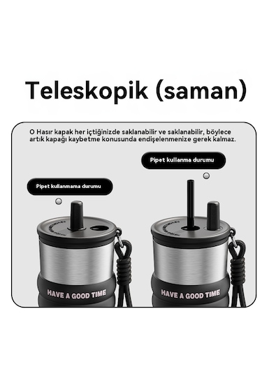 Araba Paslanmaz Çelik Büyük Kapasiteli Bardak-gizemli Hayalet