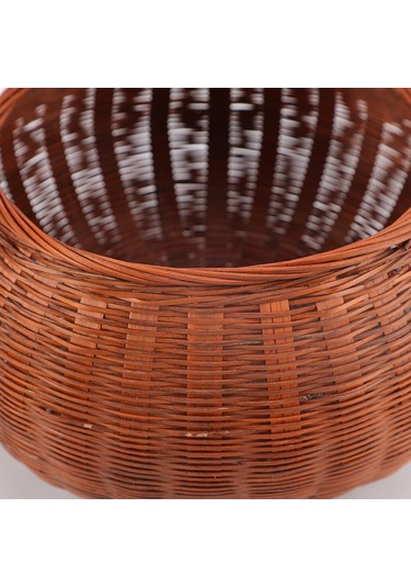 Suntek Yuvarlak Rattan Saklama Kutusu El Dokuma Balkabağı Diğer
