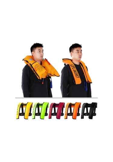 Youtek Otomatik Şişme Can Yeleği - Su Sporları İçin Hafif Ve Dayanıklı Turuncu